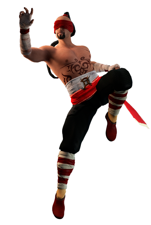 Fullbody render for the League of Legends LOL Porn Parody adult game showing Lee Sin